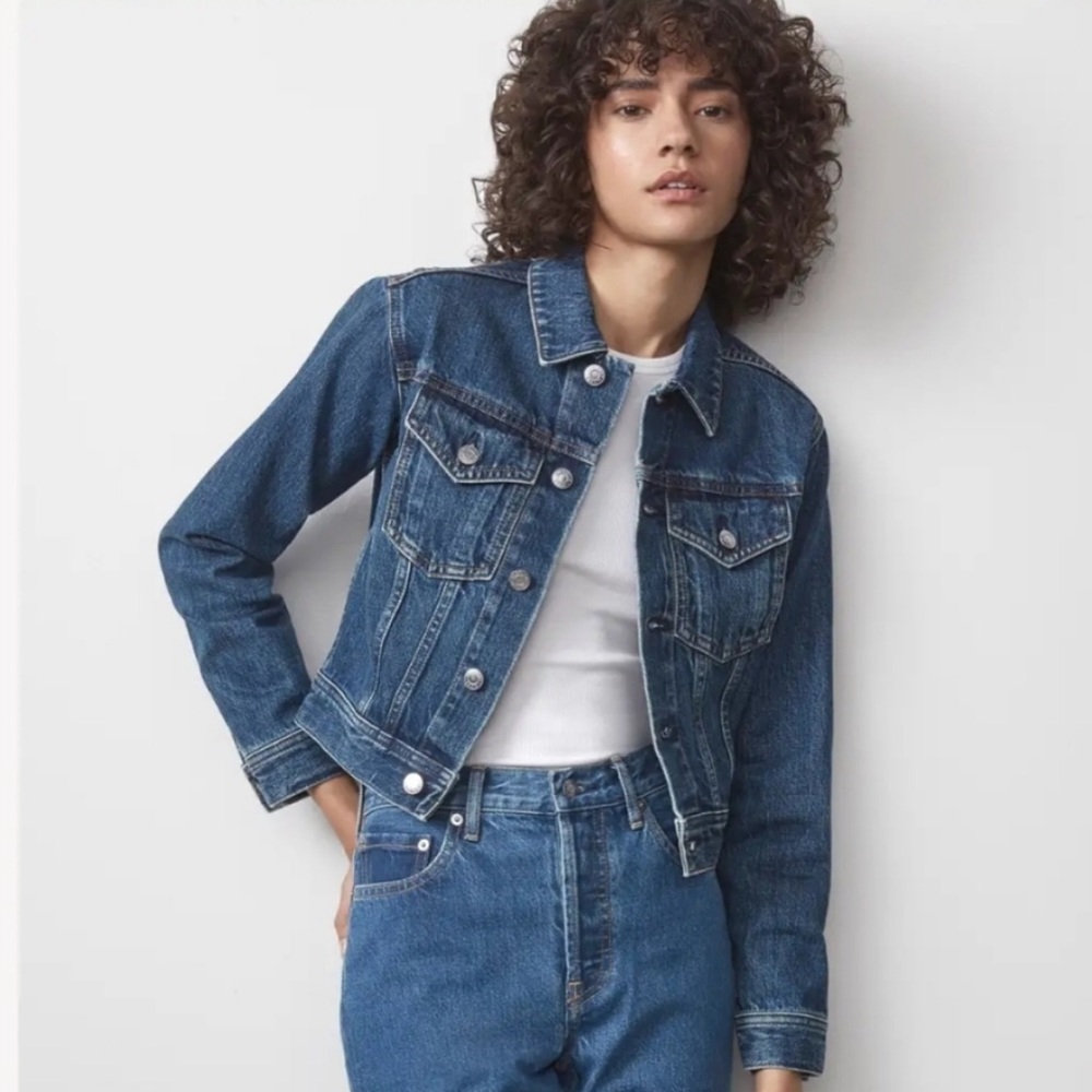 Everlane The Shrunken Denim Jacket